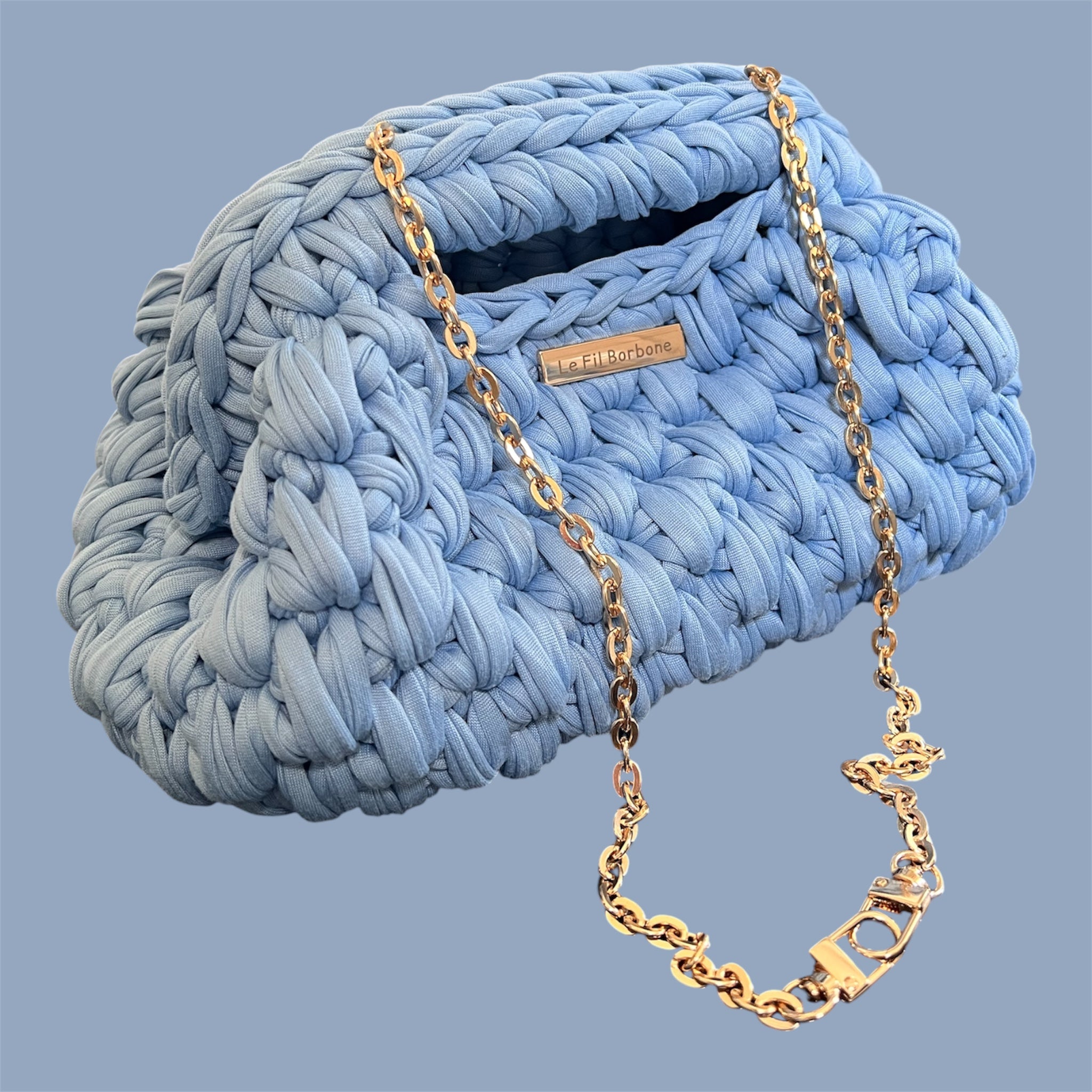 Clutch Luna Hellblau