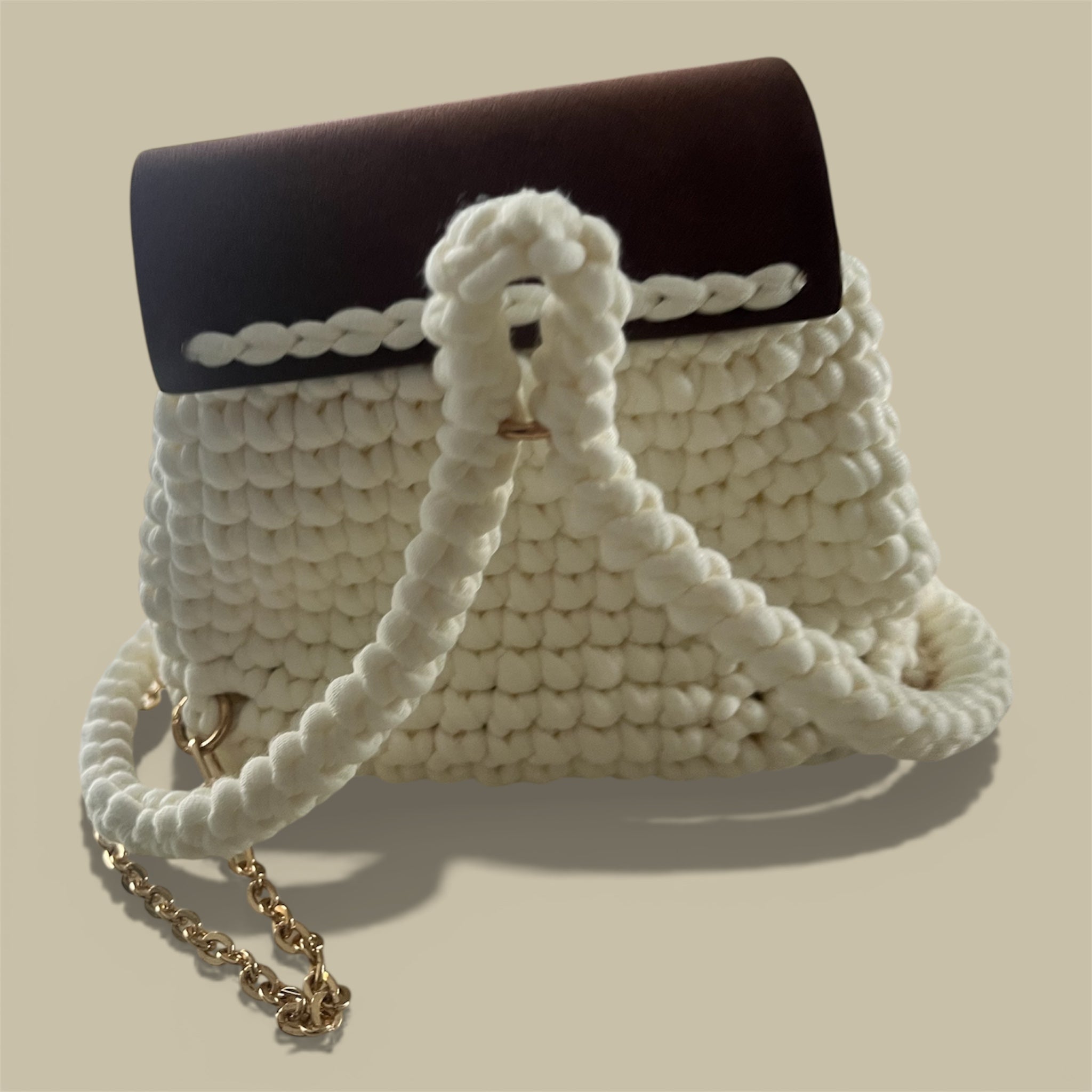 Backpack weiß/braun