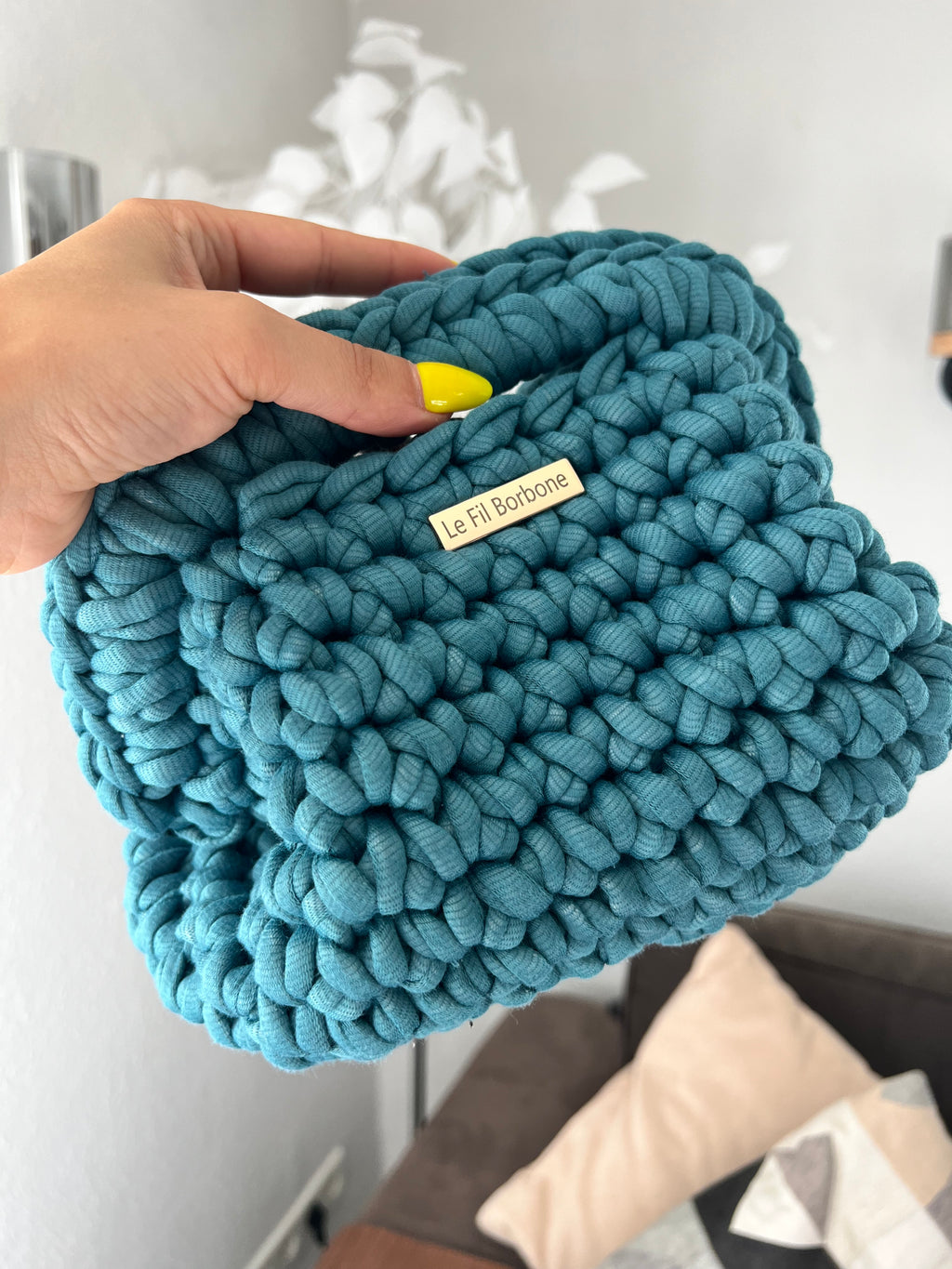 Clutch Crescente Dark Blue