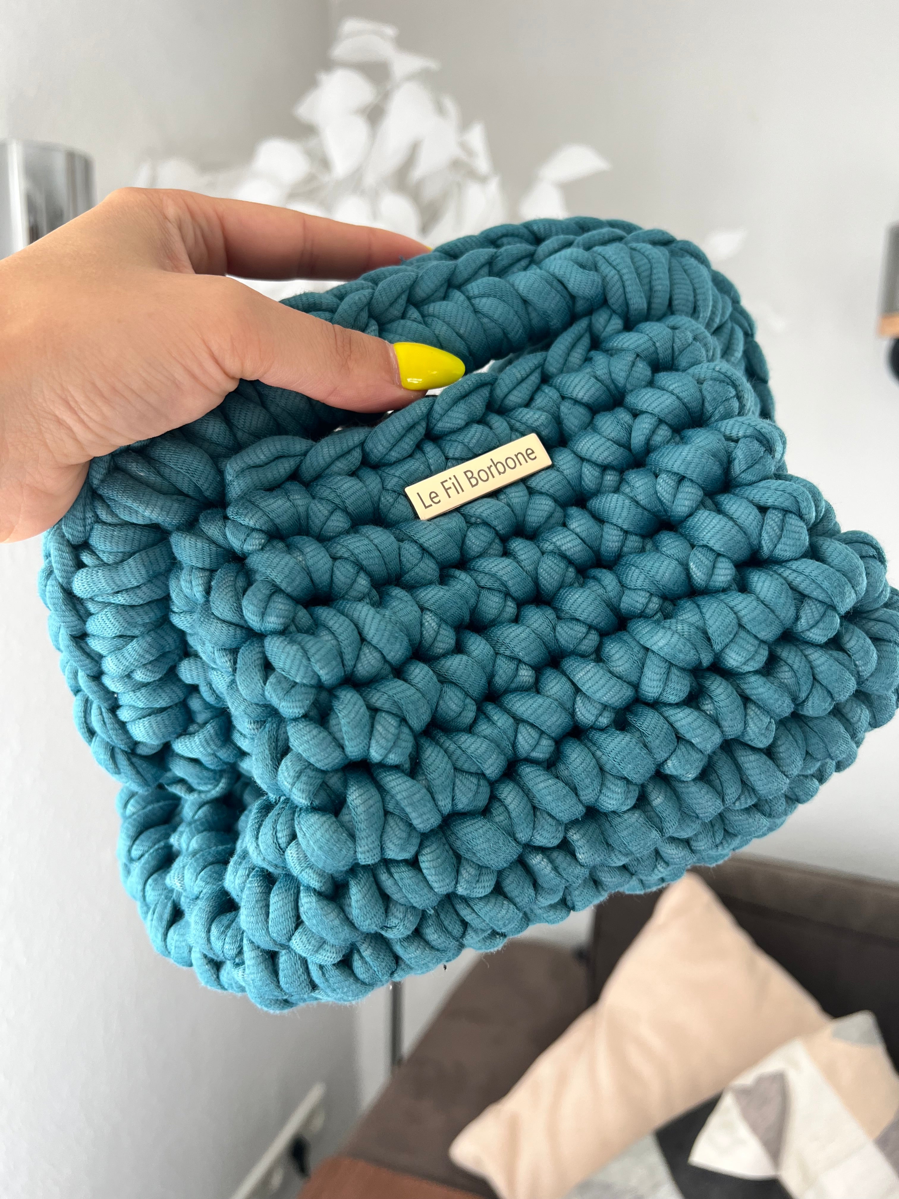 Clutch Crescente Dark Blue