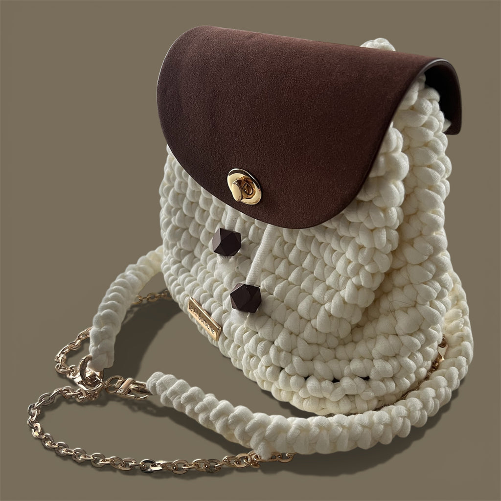 Backpack weiß/braun