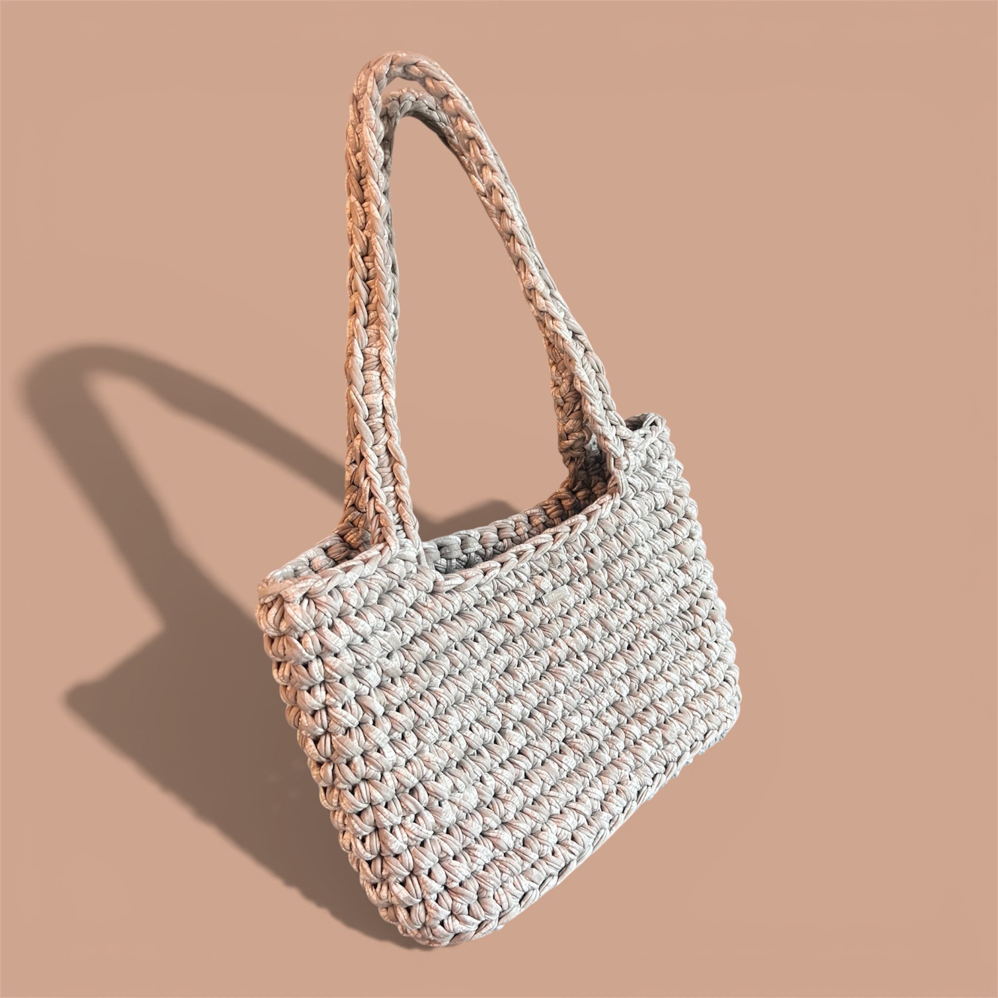 Shopper Beige/ Weis