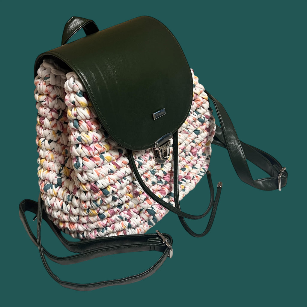 Backpack dunkelgrün/mix