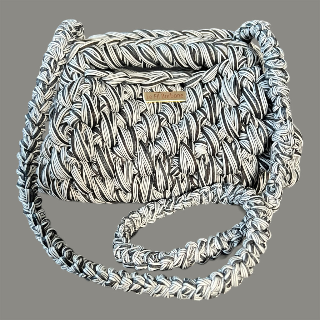 Clutch Luna Schwarz/Weiß