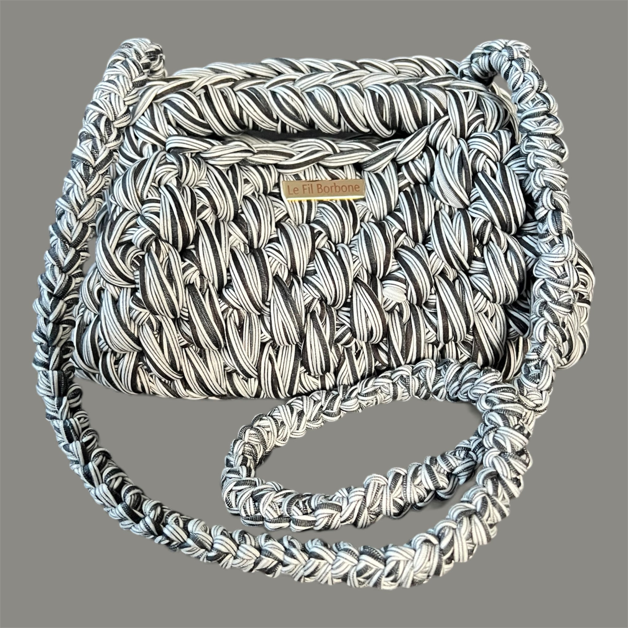 Clutch Luna Schwarz/Weiß