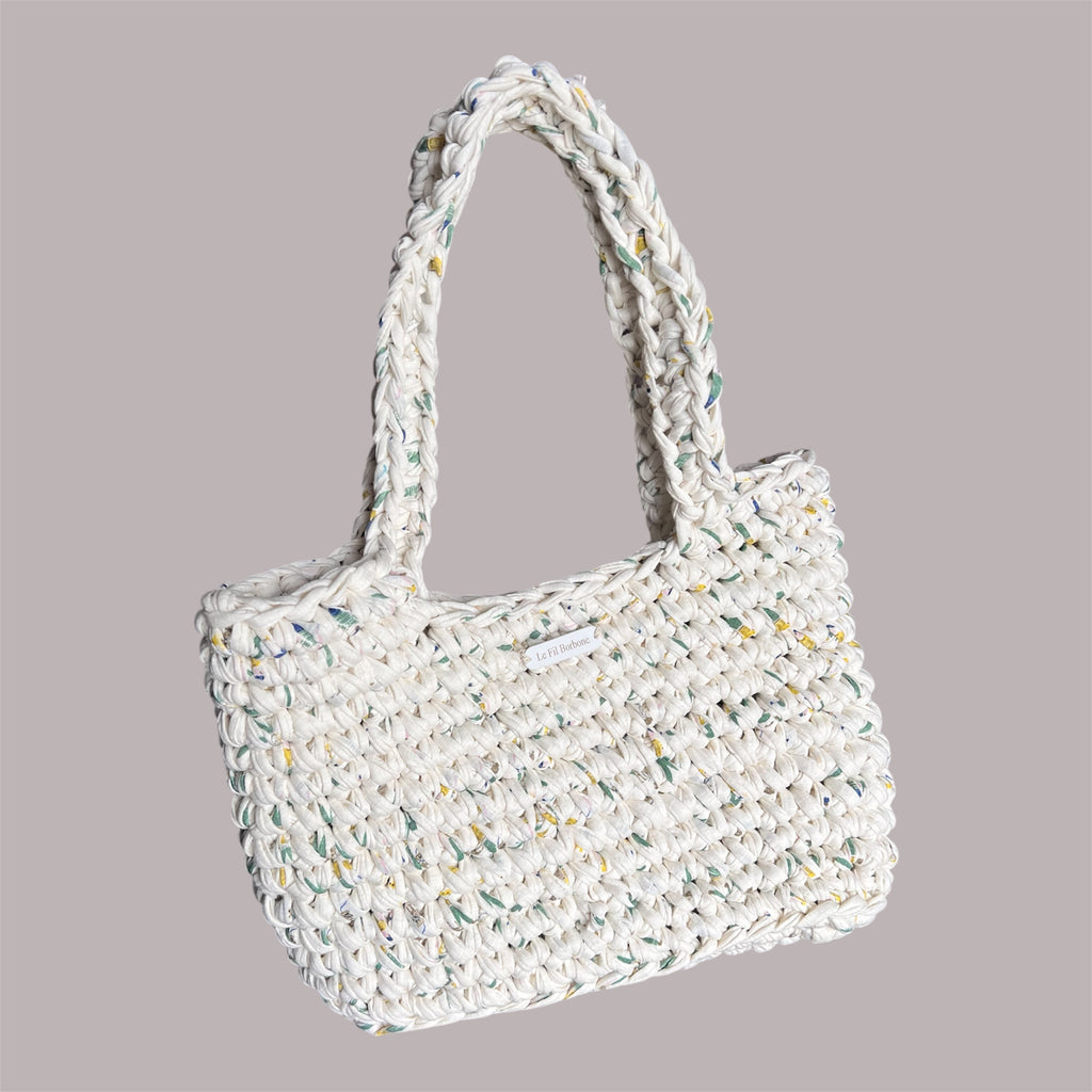 Shopper weiß/muster