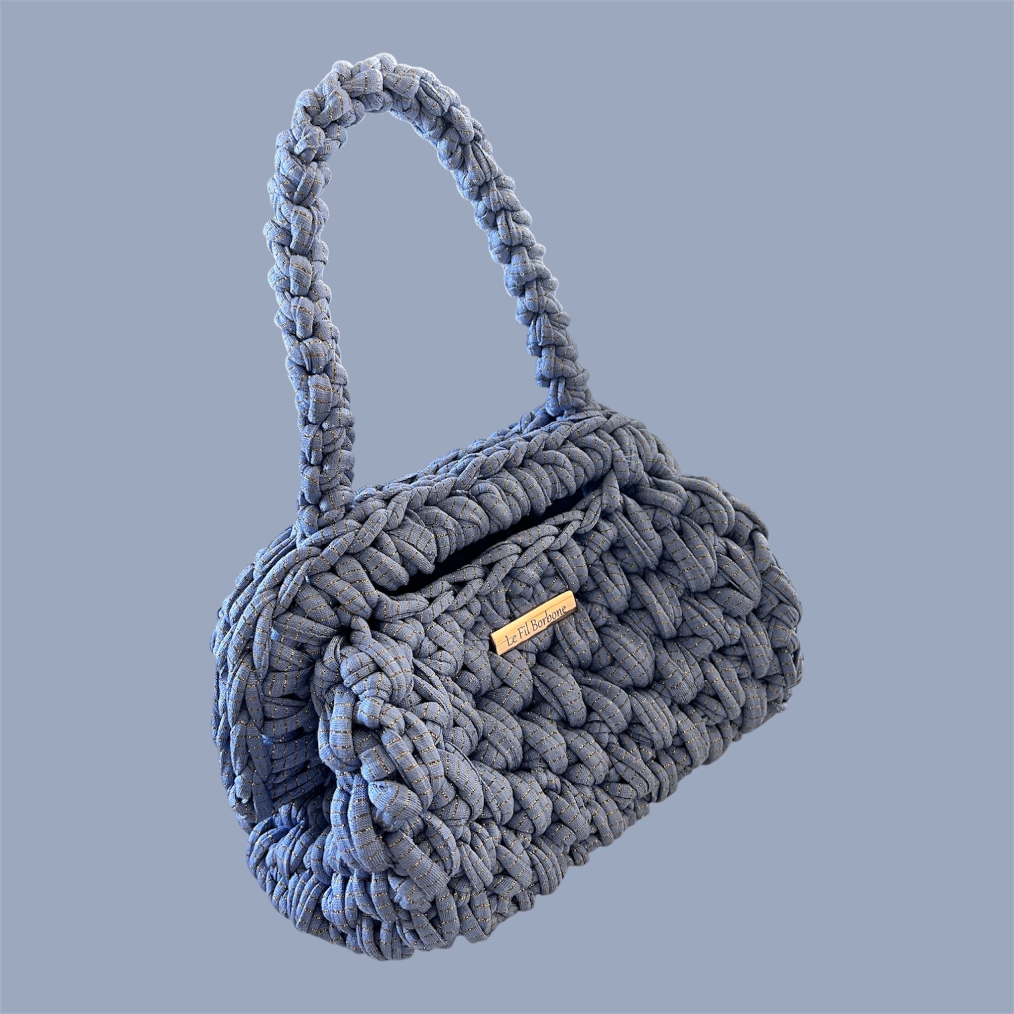 Clutch Hellblau/Gold