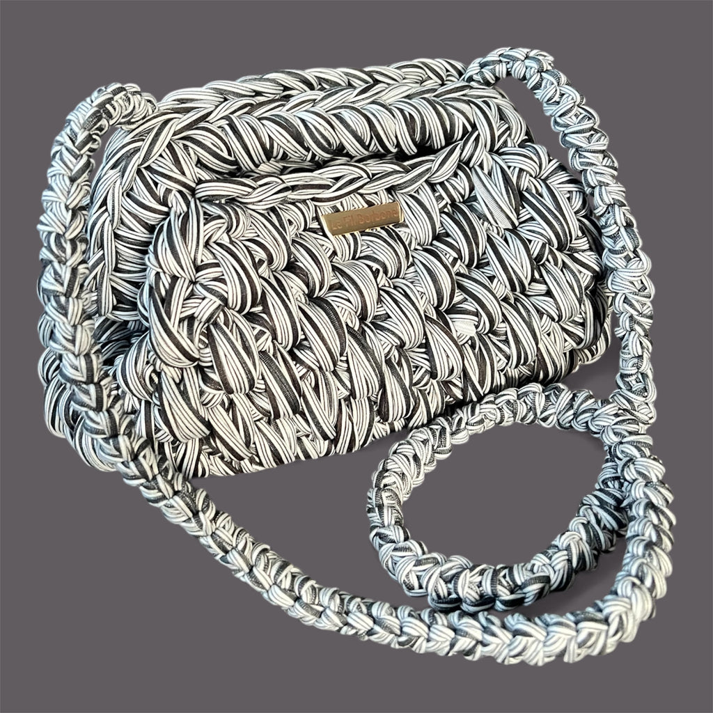 Clutch Luna Schwarz/Weiß