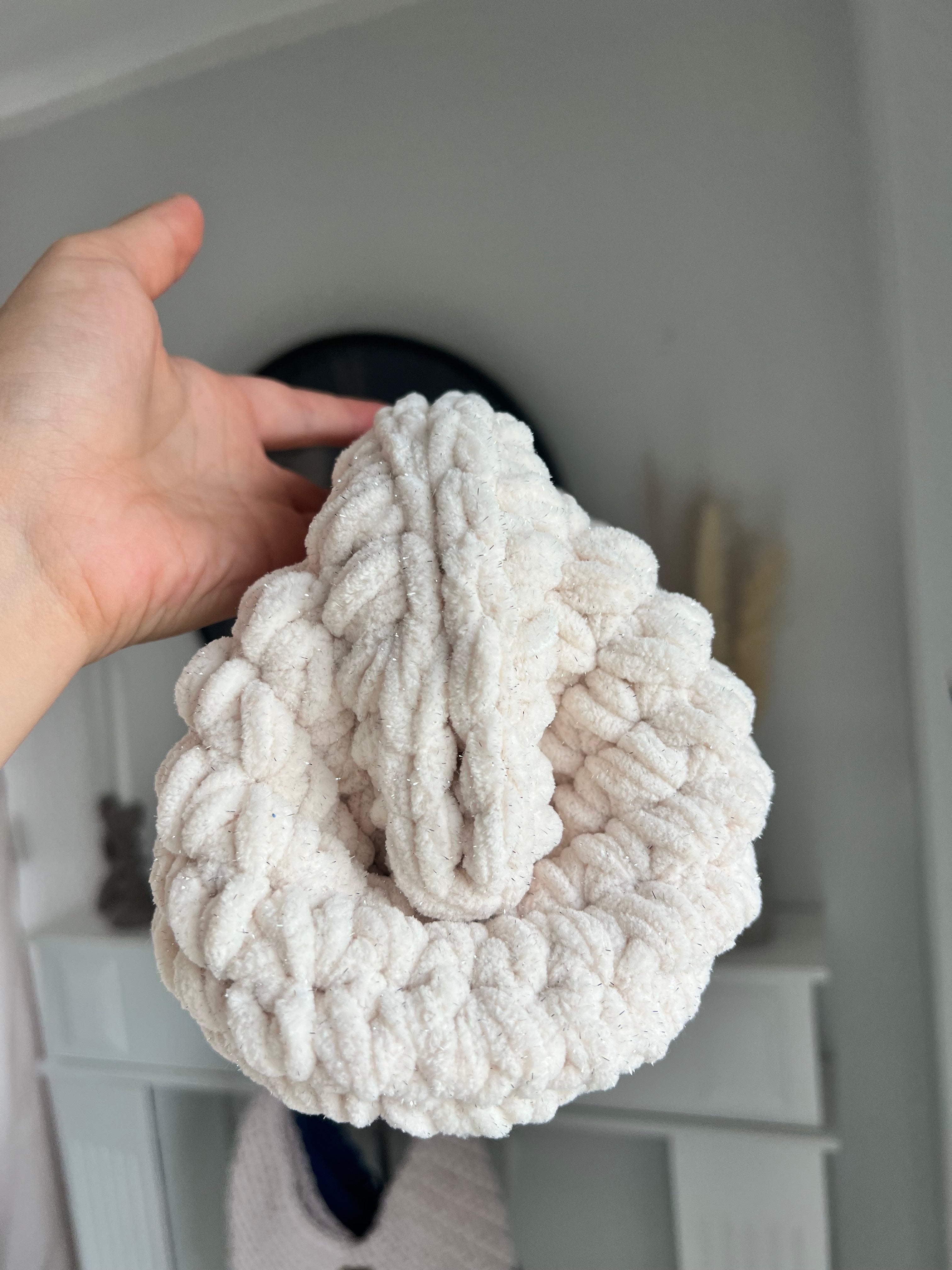 Cozy Clutch White