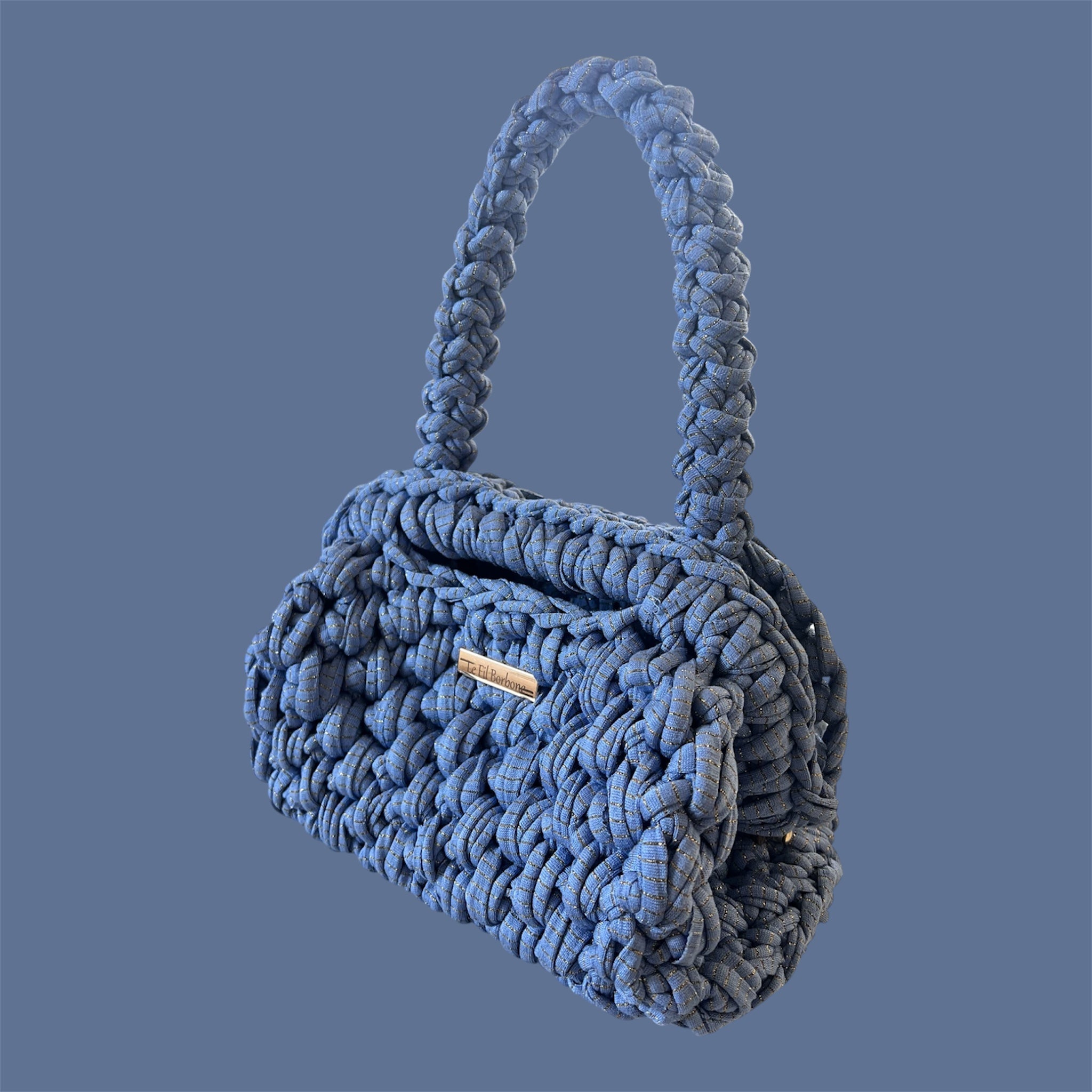 Clutch Hellblau/Gold
