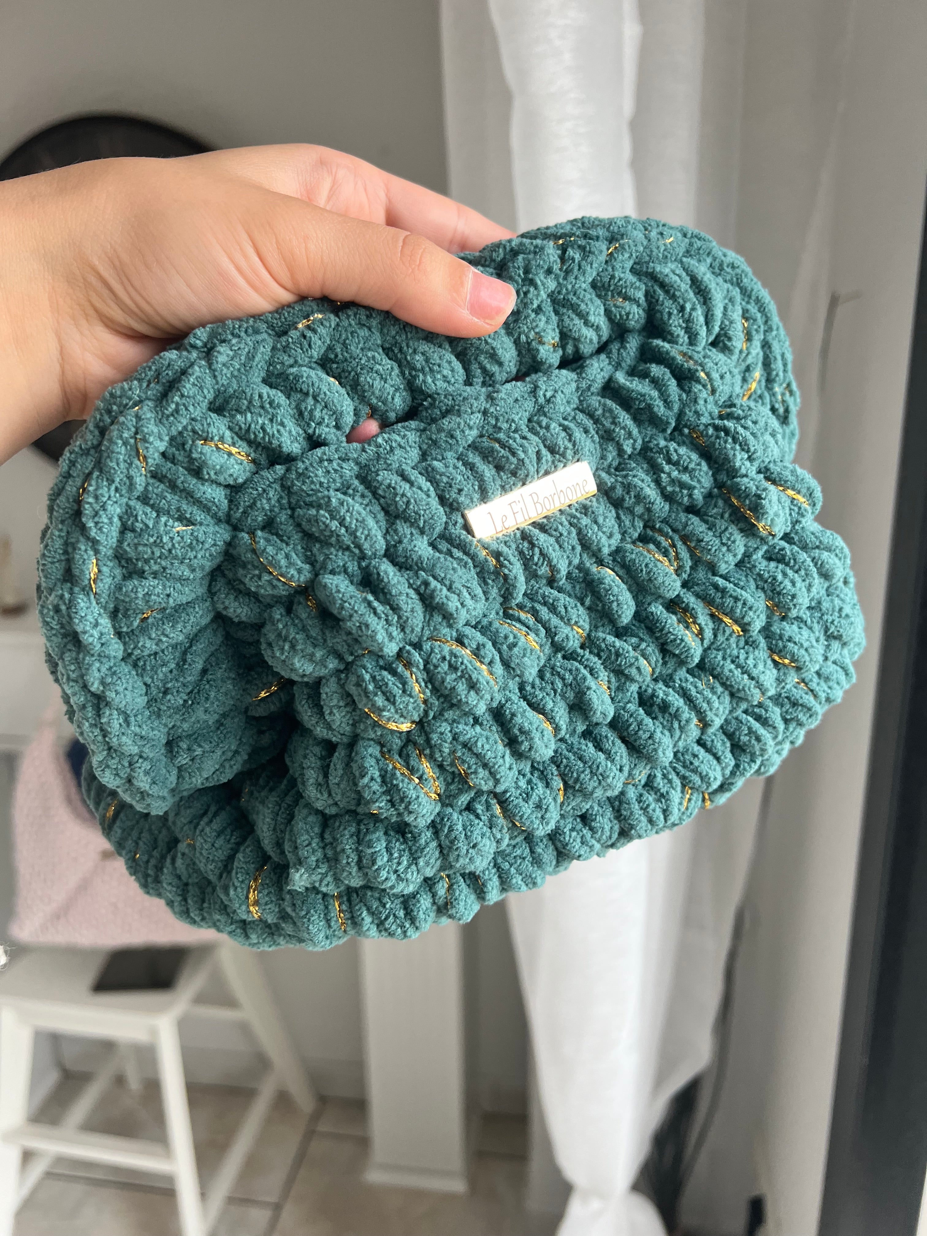 Cozy Clutch Green/Gold