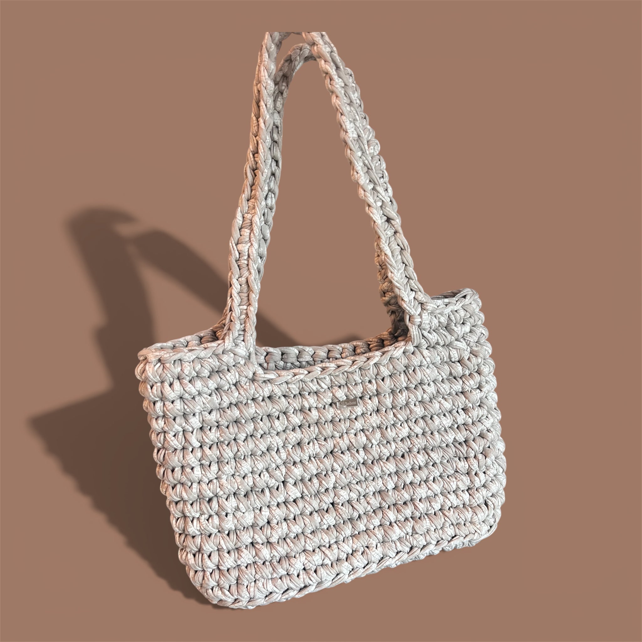 Shopper Beige/ Weis