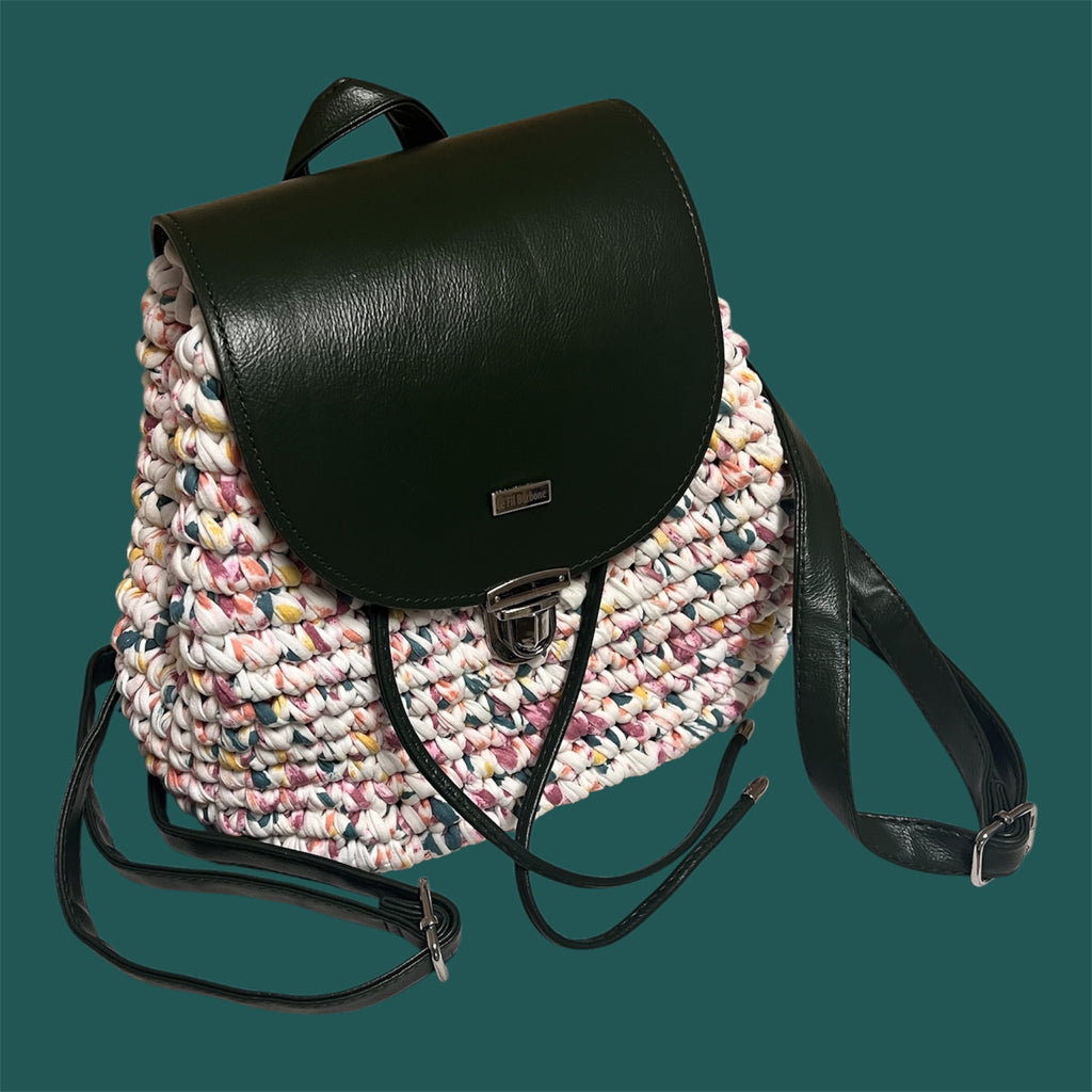 Backpack dunkelgrün/mix