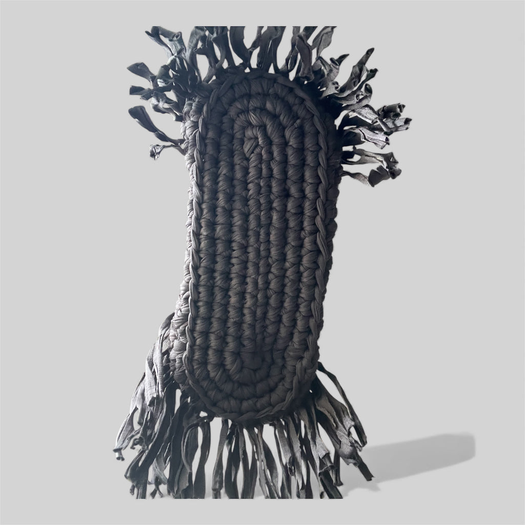 Clutch Luna dunkel grau