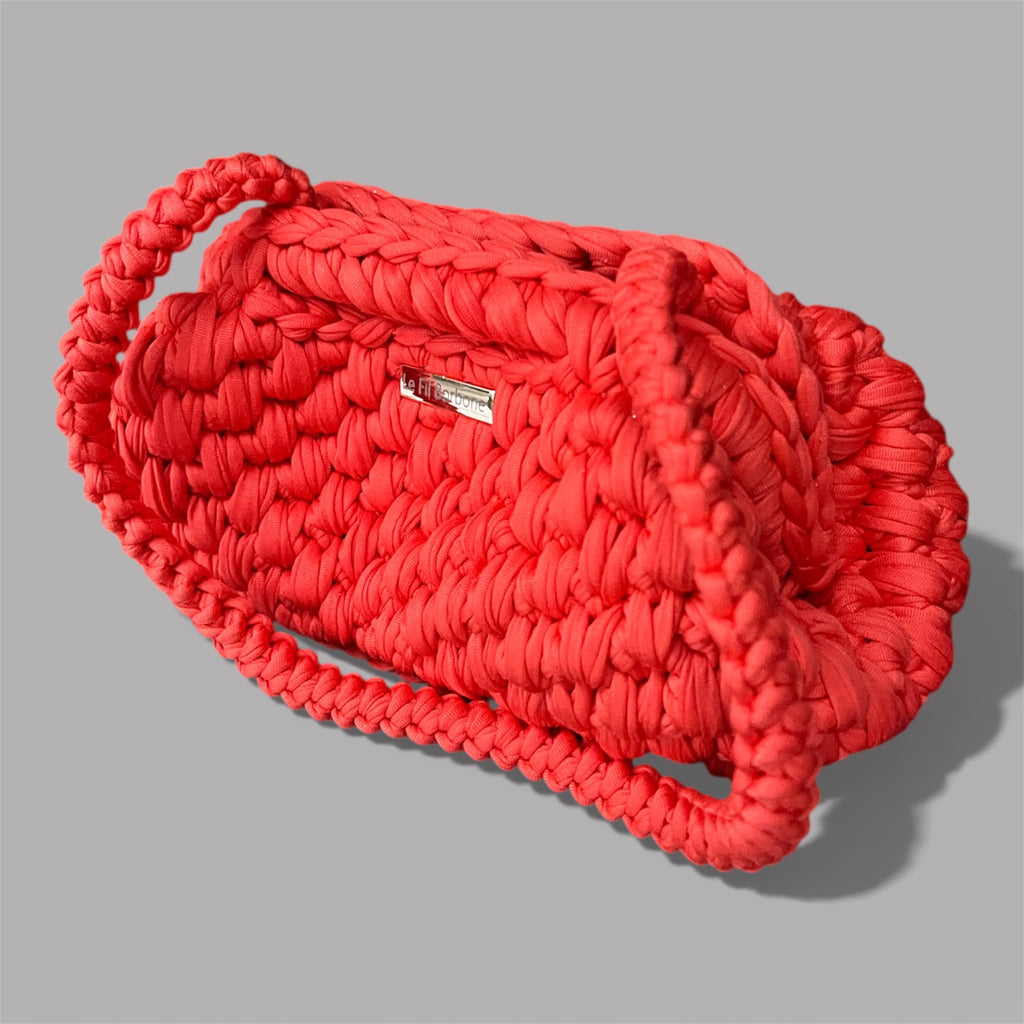 Clutch Luna dunkel orange