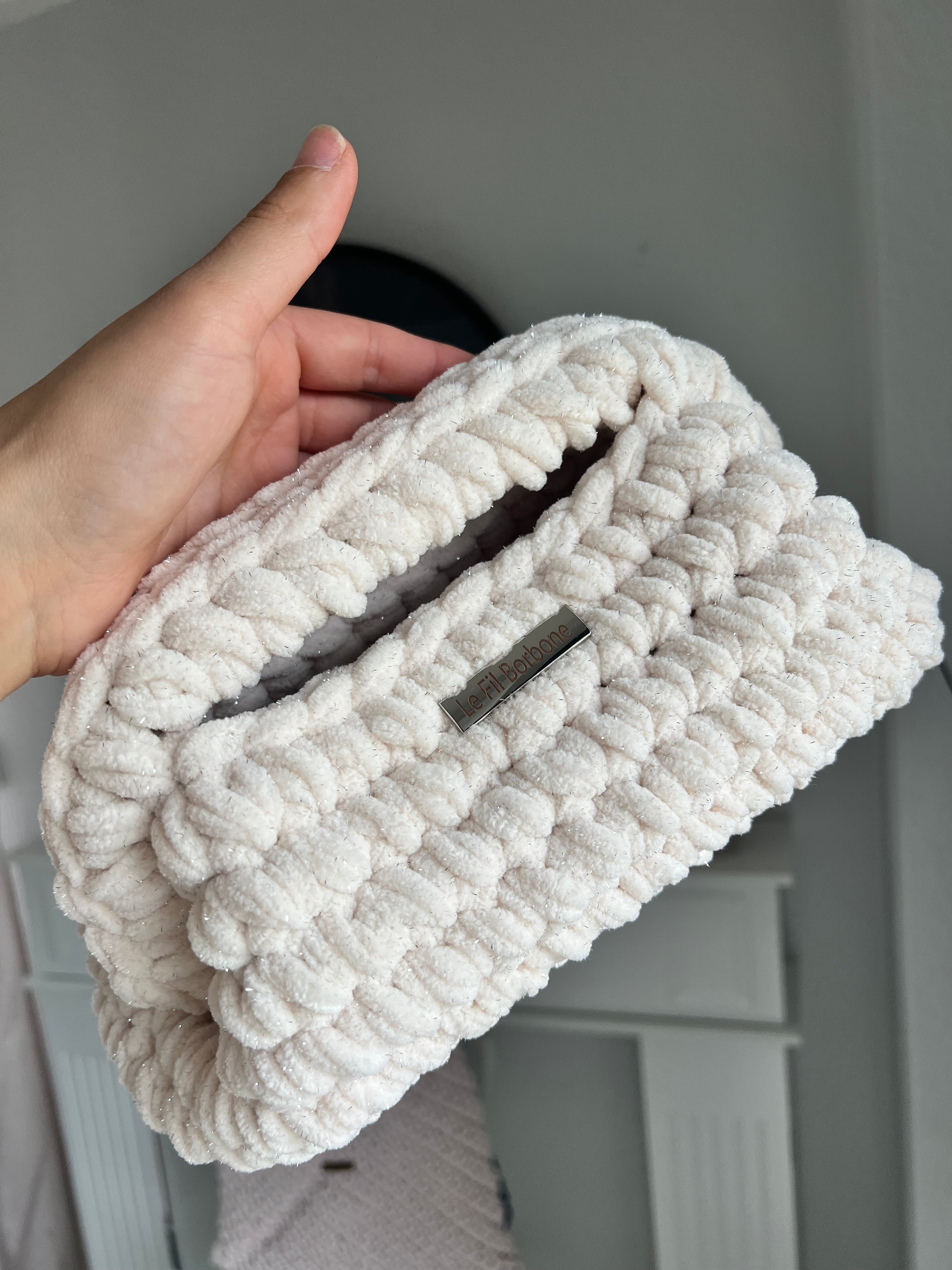 Cozy Clutch White