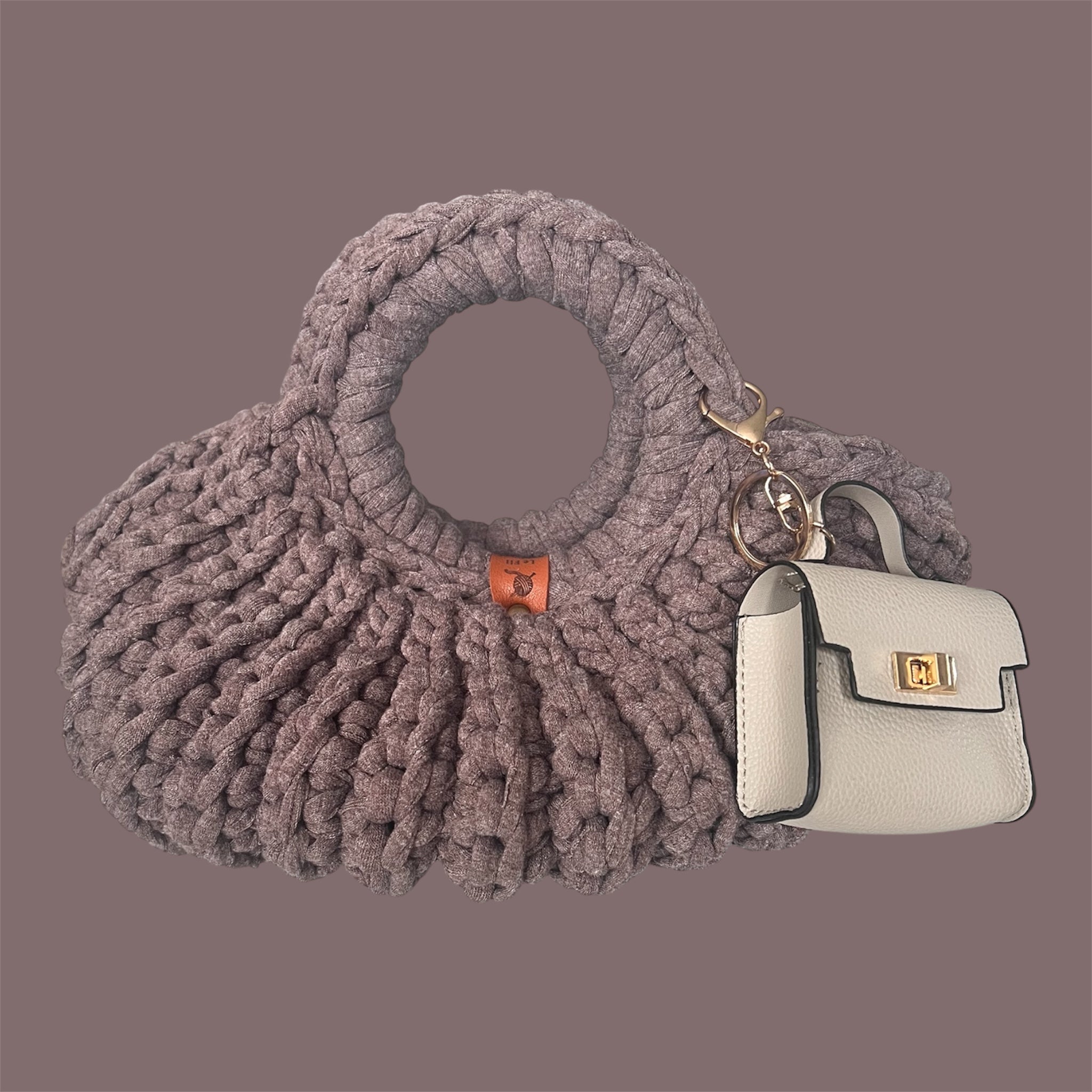 Mini Moon Bag Braun