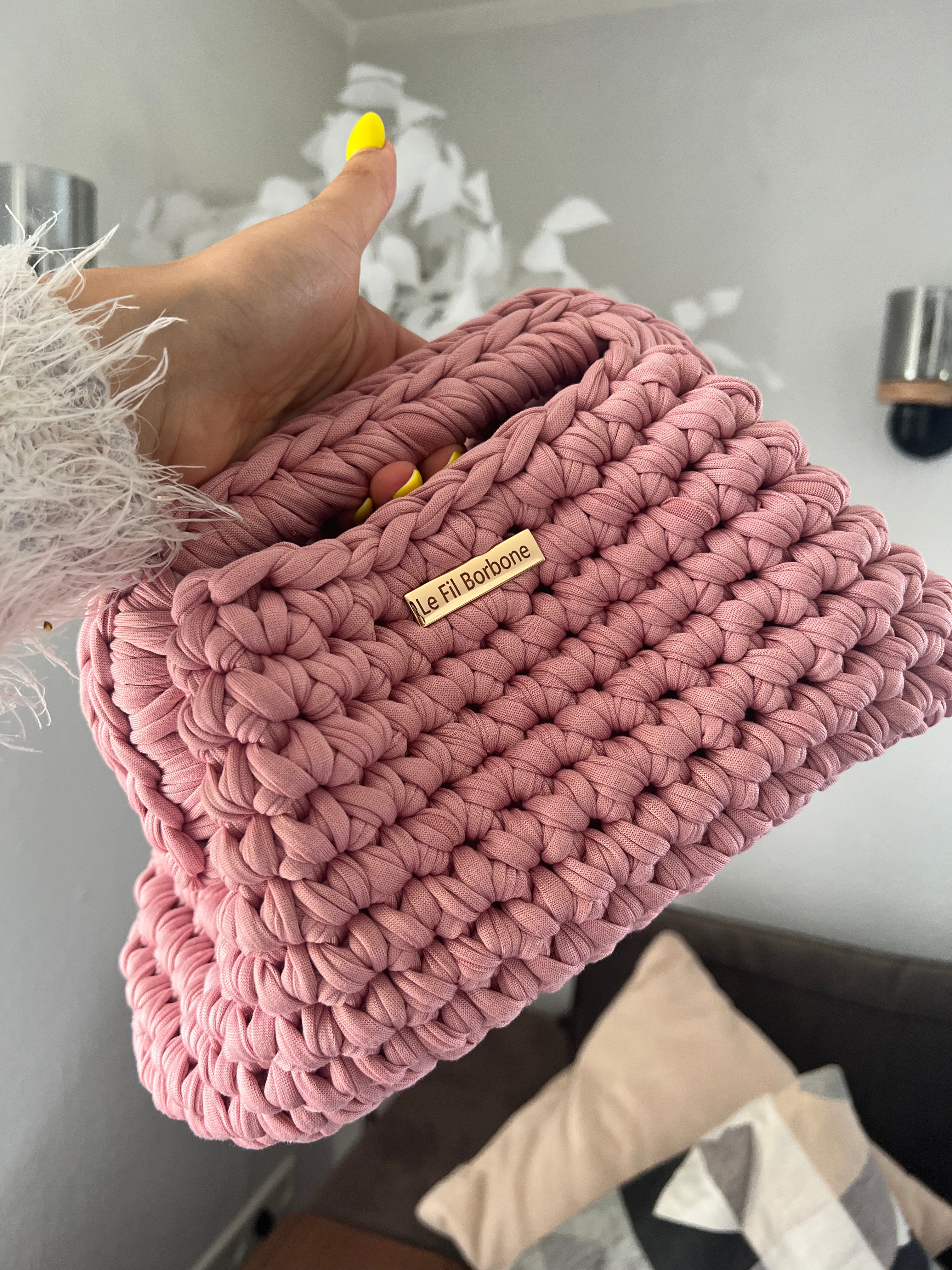 Clutch Eclissi old Pink