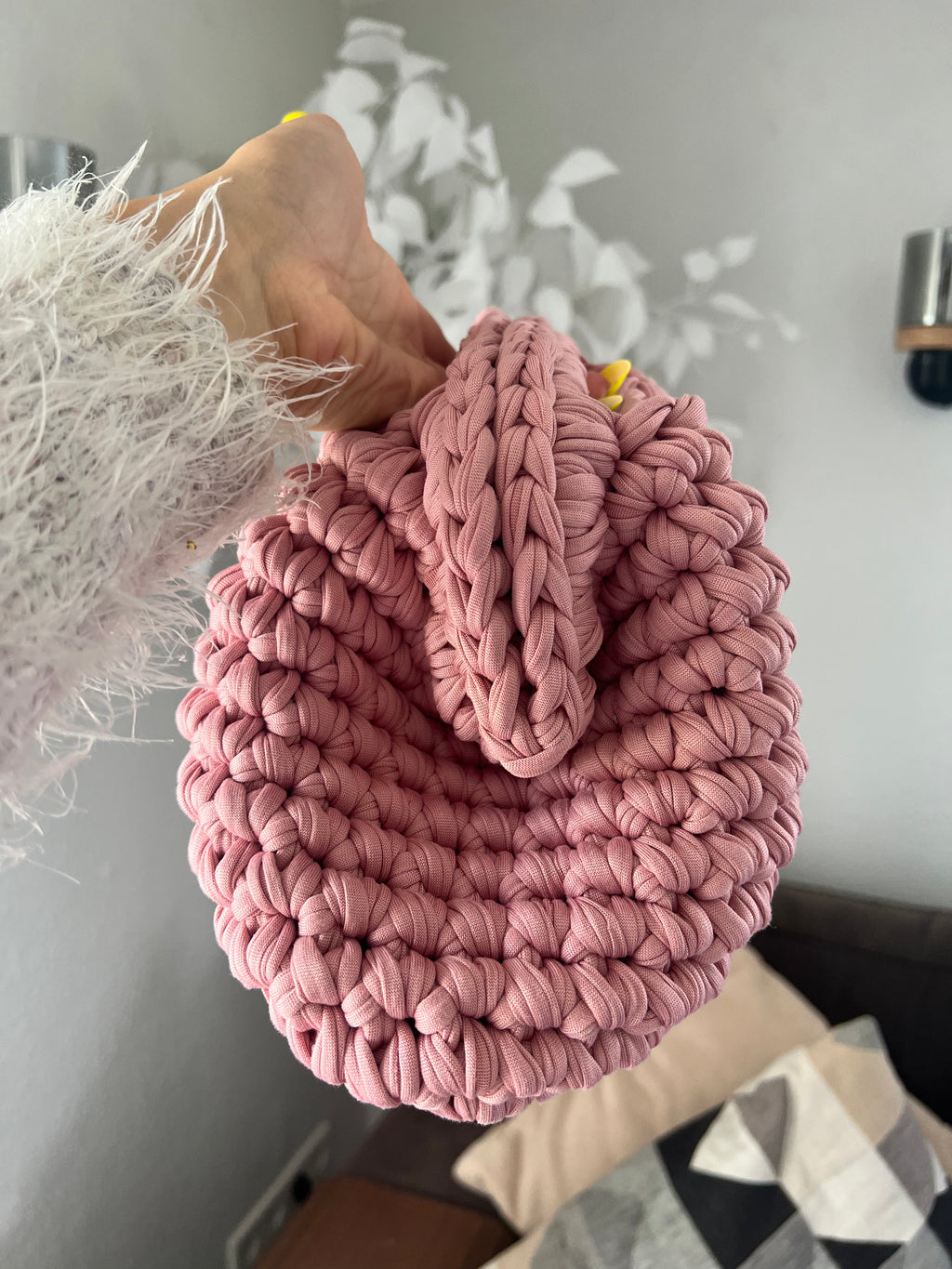 Clutch Eclissi old Pink