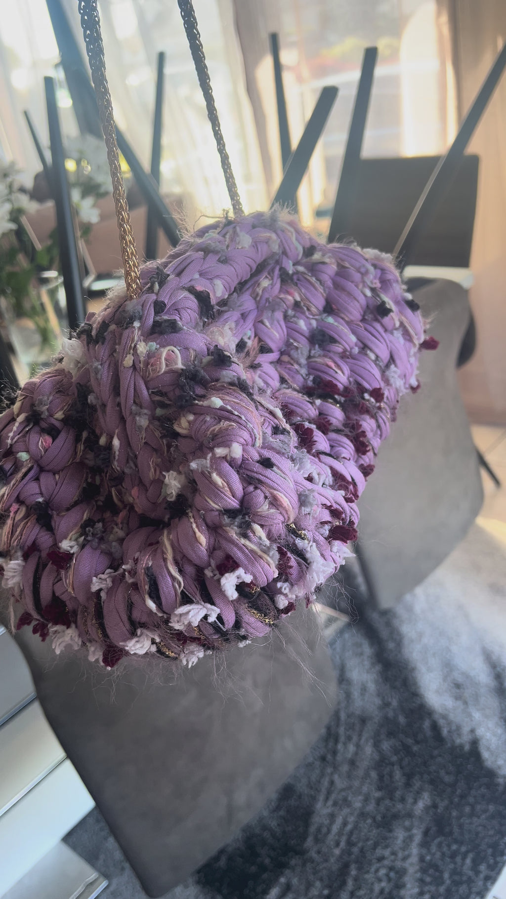 Clutch Luna violett