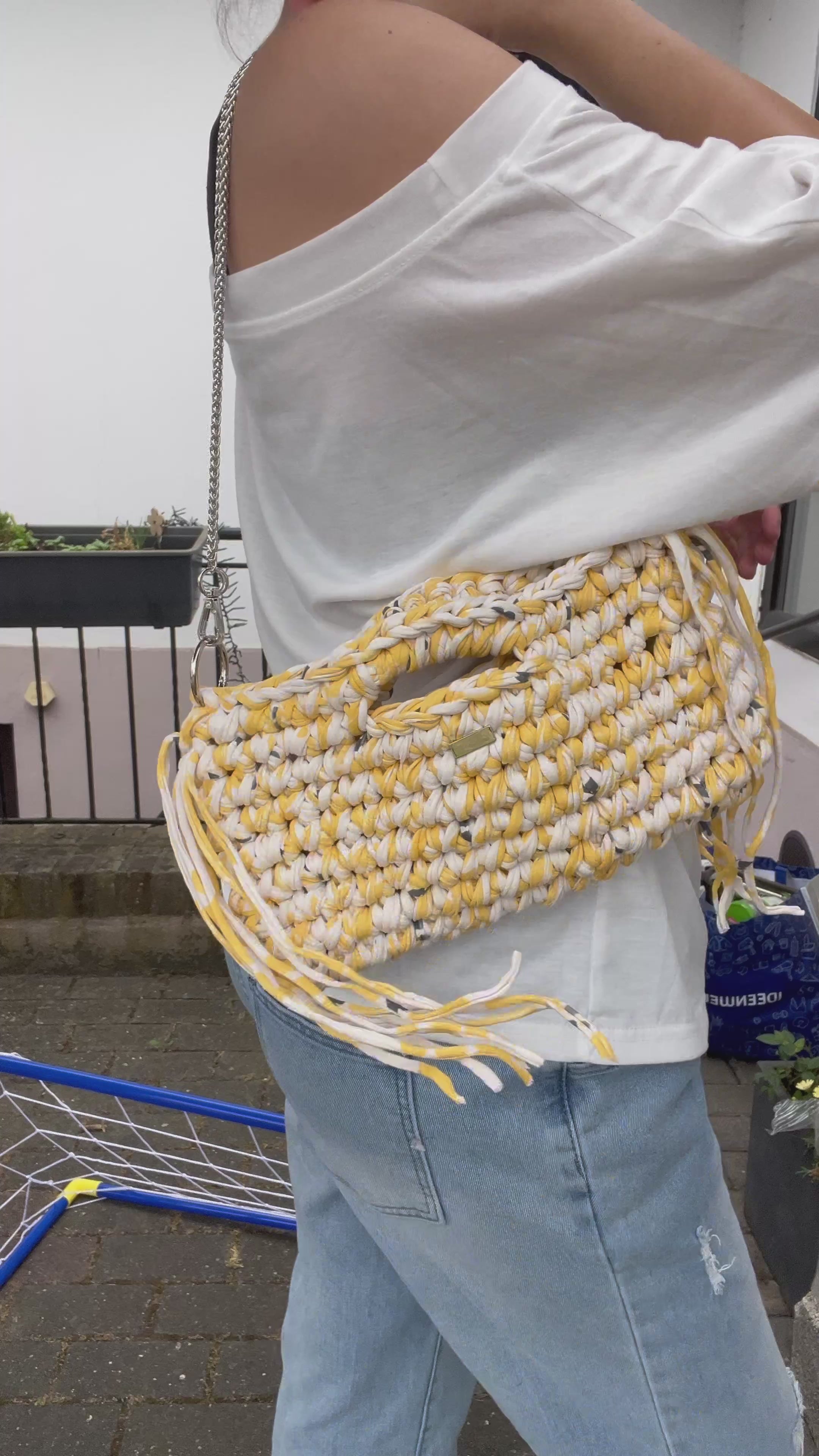 Le Sac Gelb/Weiß
