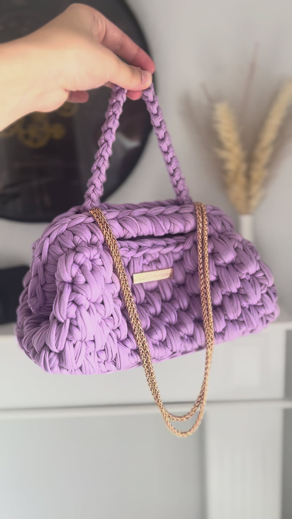 Clutch Luna Violett